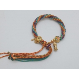 Pulsera de oración, mantra budista tibetana